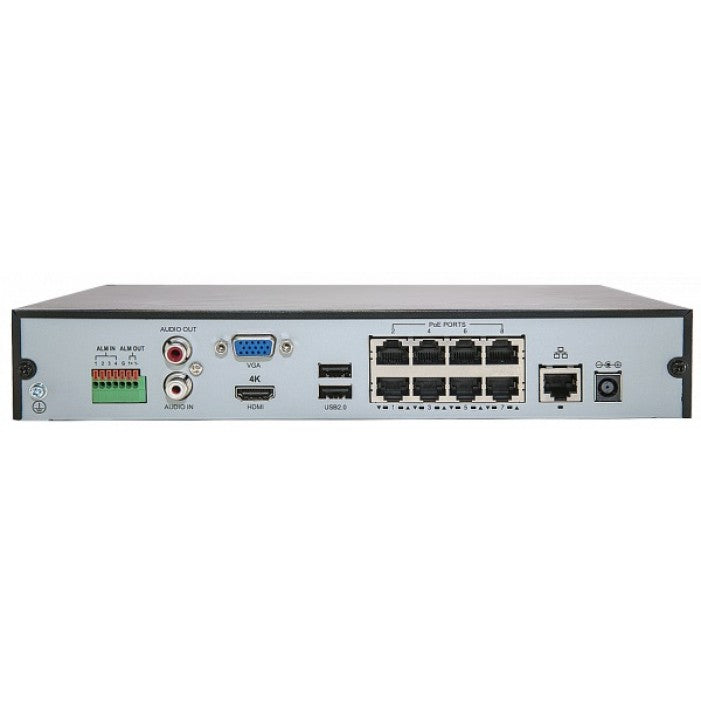 Uniview NVR301-08X-P8 8 Channel 1 HDD NVR