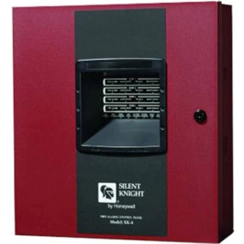 Silent Knight SK-4 4-Zone Conventional Fire Alarm Control Panel, 120 VAC, Red