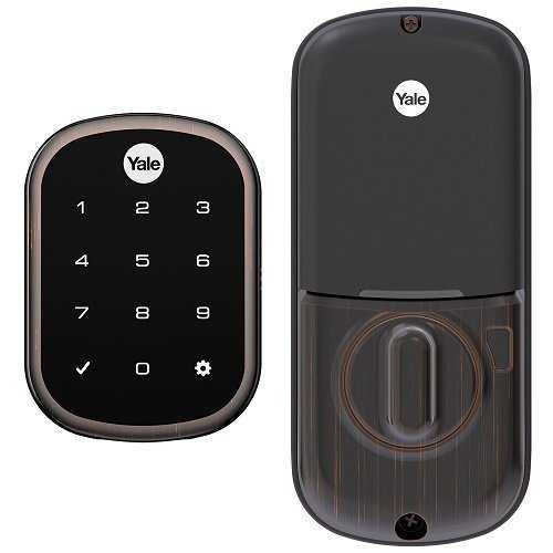 Yale YRD256-ZW2-0BP Assure Lock SL Key Free Touchscreen Deadbolt with Z-Wave Plus, Lock Only, Oil Rubbed Bronze