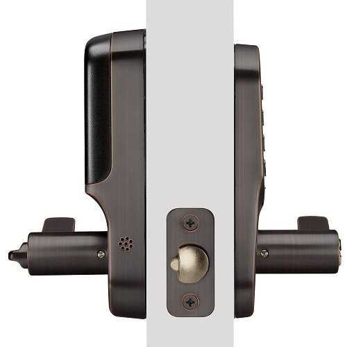 Yale YRL216-ZW2-0BP Assure Lever Push Button Keypad Lever Lock with Z-Wave Plus, Oil Rubbed Bronze