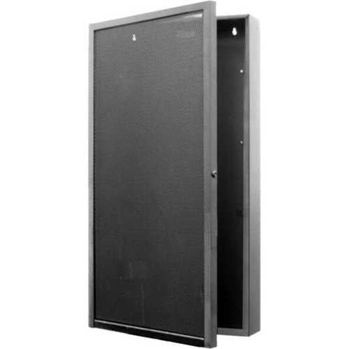 Honeywell Power EQDR-D4-H EQ Cabinet Backbox Assembly, Vented Door, Four Tiers, Black