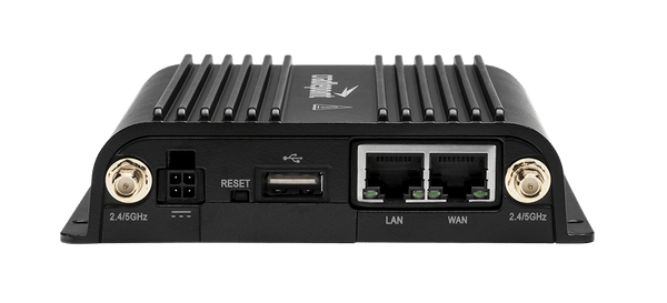 Cradlepoint IBR900 5-yr NetCloud Ruggedized IoT Essentials Plan, Advanced Plan, and IBR900 router with WiFi (600Mbps modem), with AC power supply and antennas TCA5-0900600M-NN