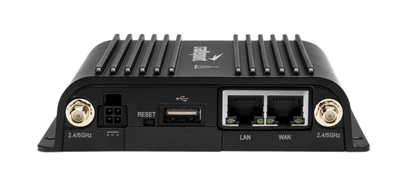 Cradlepoint IBR900 5-yr NetCloud Ruggedized IoT Essentials Plan, Advanced Plan, and IBR900 router with WiFi (1000Mbps modem), with AC power supply and antennas TCA5-0900120B-NN