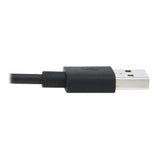 Tripp Lite M101-006-LMC-BK Universal USB-A to Lightning, USB Micro-B and USB-C Sync/Charge Cable, MFi Certified - 6 ft. (3 m)