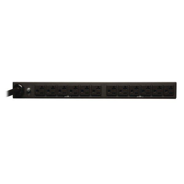 IN STOCK! Tripp Lite PDUMH30 2.9kW Single-Phase Local Metered PDU, 120V Outlets (12 5-15/20R), L5-30P, 15 ft. (4.57 m) Cord, 1U Rack-Mount