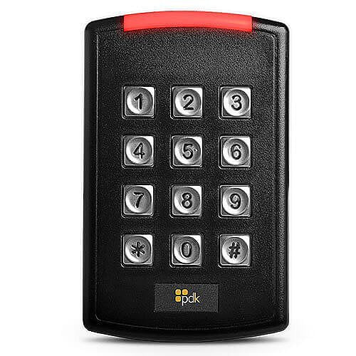ProdataKey RKB Red Keypad Reader. Multi-Technology, High-Security (13.56 MHz), Mobile (BLE), OSDP, Weigand