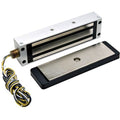 DynaLock 2013-US28-GLB 2013 Series 1200 LB Holding Force Single Electromagnetic Gate Lock with Gate Lock Bracket, Satin Aluminum