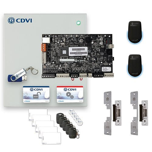 CDVI A22BDS Atrium 2-Door Nano Reader and Door Strike Kit