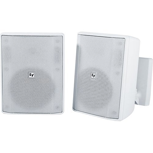 Electro-Voice EVID-S5.2T 5.25" 2-Way Indoor/Outdoor Surface Mount Speaker, White