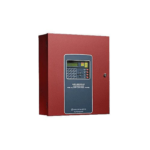 Fire-Lite MS-9600UDLS 318-Point Addressable Fire Alarm Control Panel, 1 SLC Loop, 2 80-Character LCD Displays, Circuit Board and Cabinet